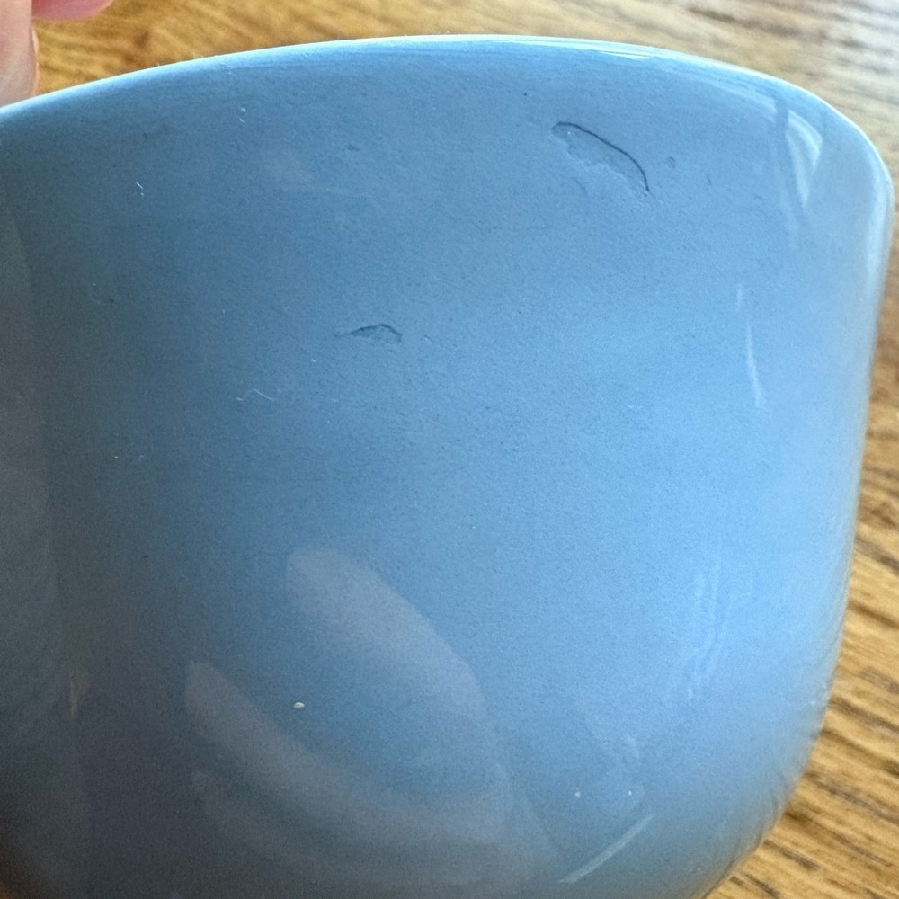 Skytone by Homer Laughlin small blue bowl- made in USA- 1940’s-1950’s - Picture 9 of 9